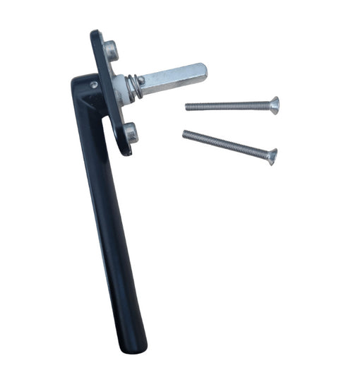 Genuine SCHUECO 269191 black hand lever for Fold & Slide doors, compatible with Shoot Bolt 269260.